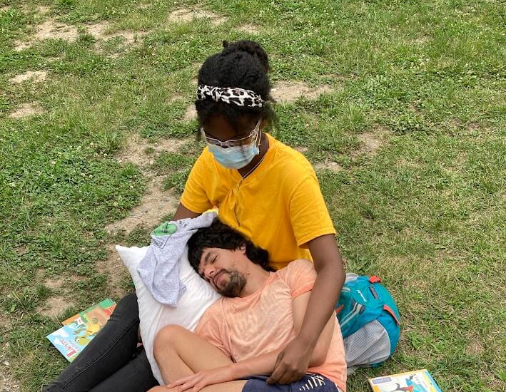 Famille bénéficiant d'un répit Emergo